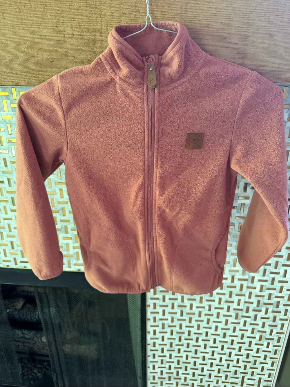 Kids Full-Zip Fleece Jacket - Rosewood Pink
